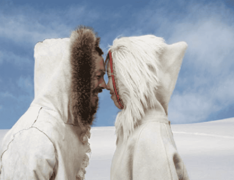 White Color Eskimo People