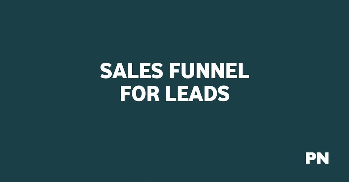 SALES FUNNEL FOR LEADS