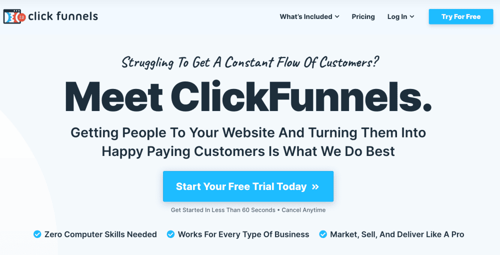 ClickFunnels platform