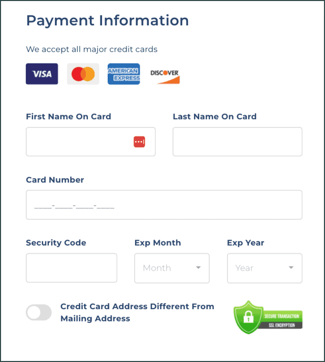 payment information Northwest